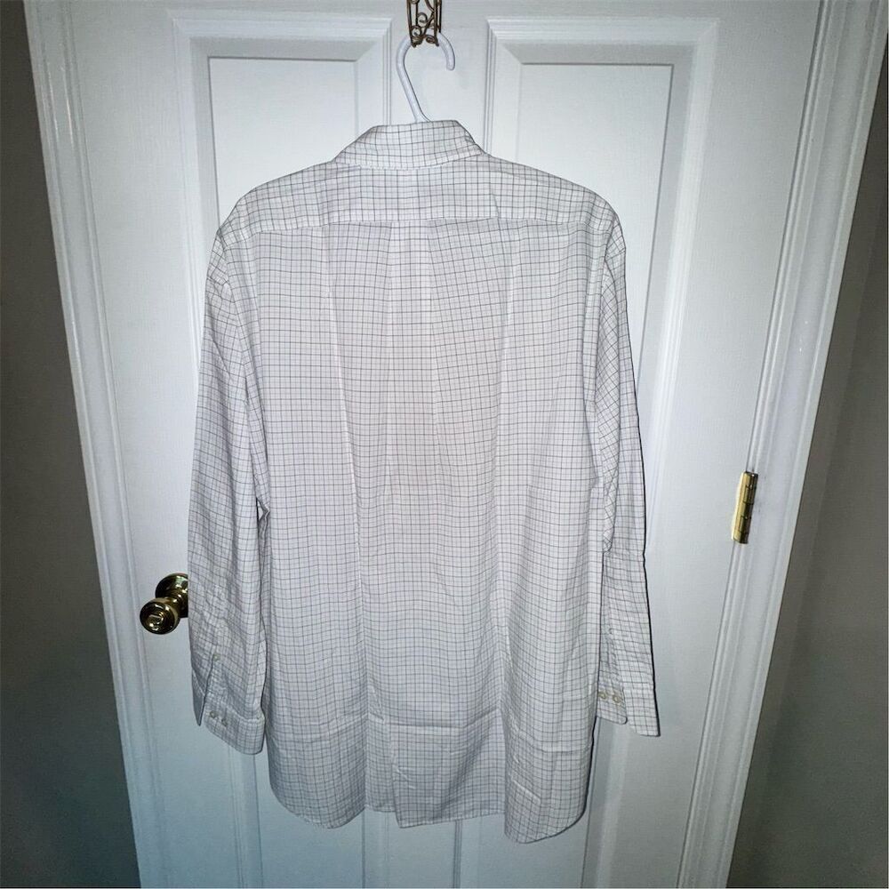 Ralph Lauren Men's Checkered Button-Down Bussiness Office Dress Shirt 16 1/2 - Picture 4 of 11